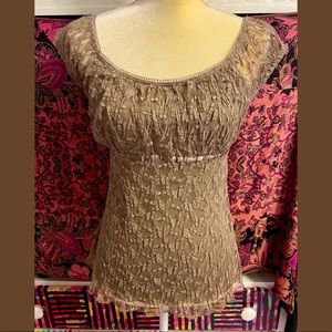IZ BYER CALIFORNIA LACE TOP